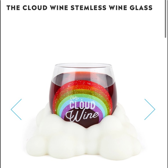 Bigmouth Inc • On Cloud Wine Stemless Wine Glass - Picture 1 of 8